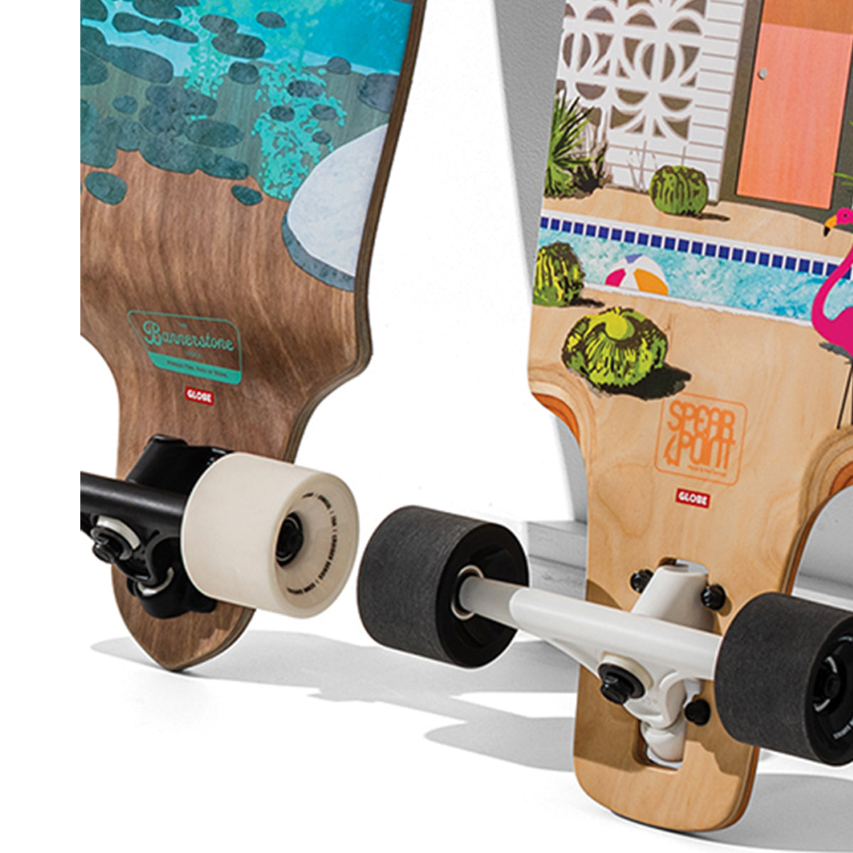 Globe Sterling Bartlett Artist Series | The Spearpoint Complete Longboard