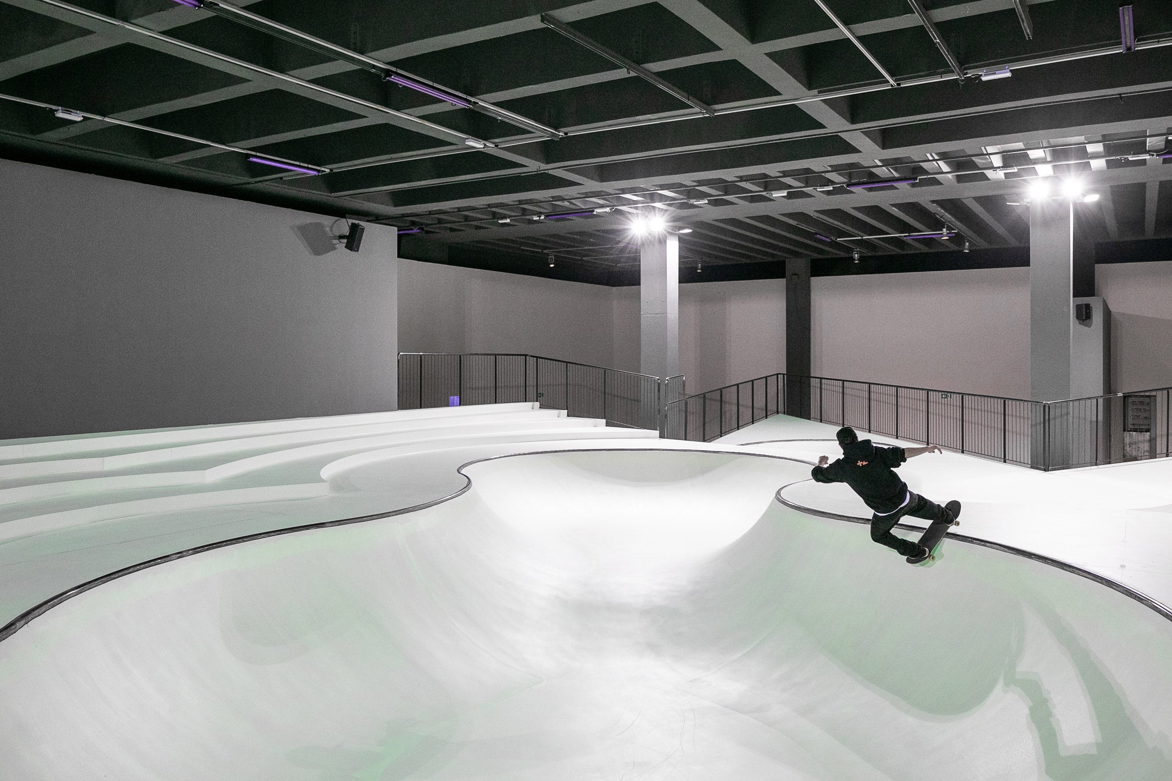 Glow-in-the-dark skatepark created inside Triennale Milano by Koo Jeong A