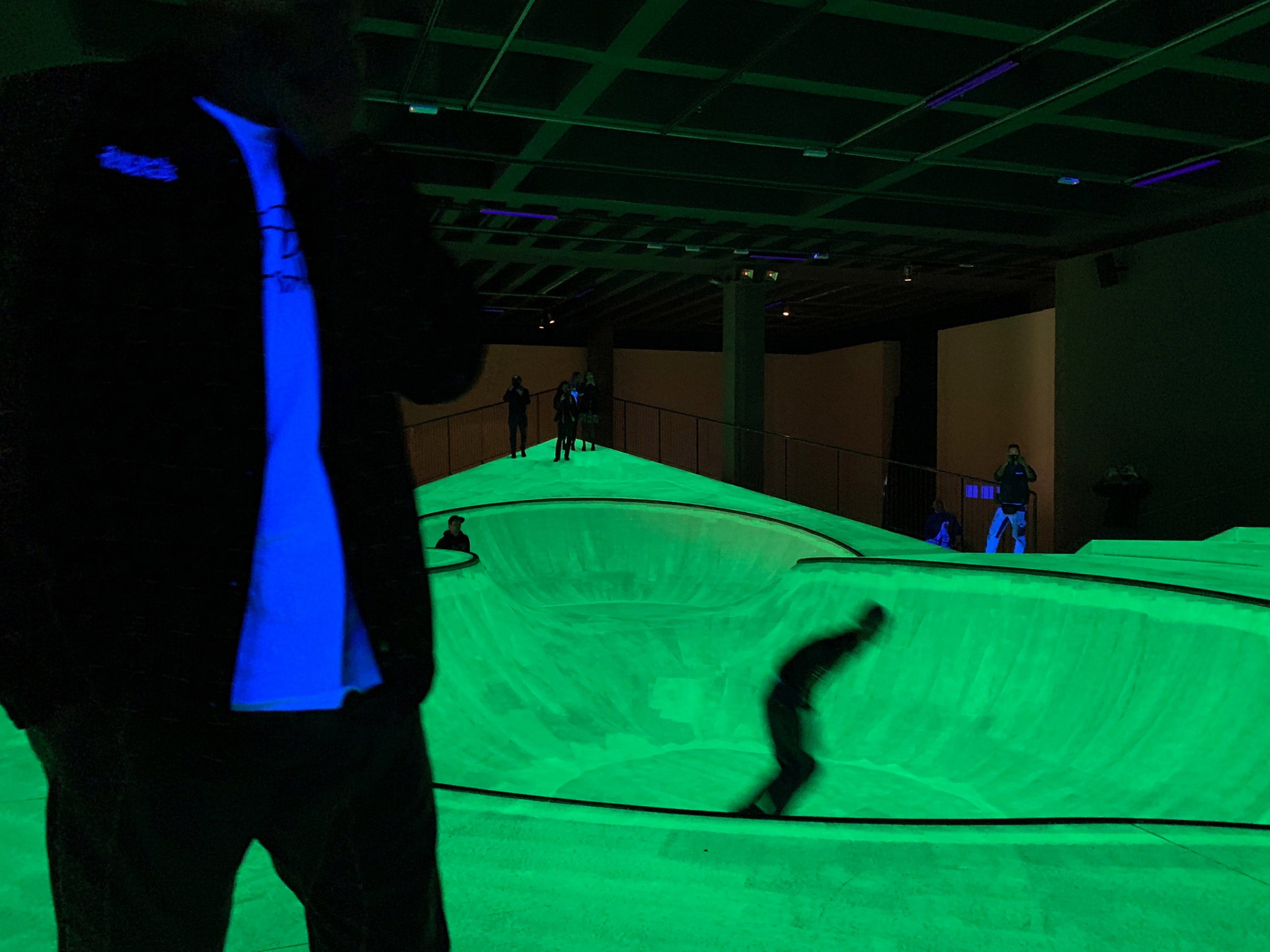 Glow-in-the-dark skatepark created inside Triennale Milano by Koo Jeong A