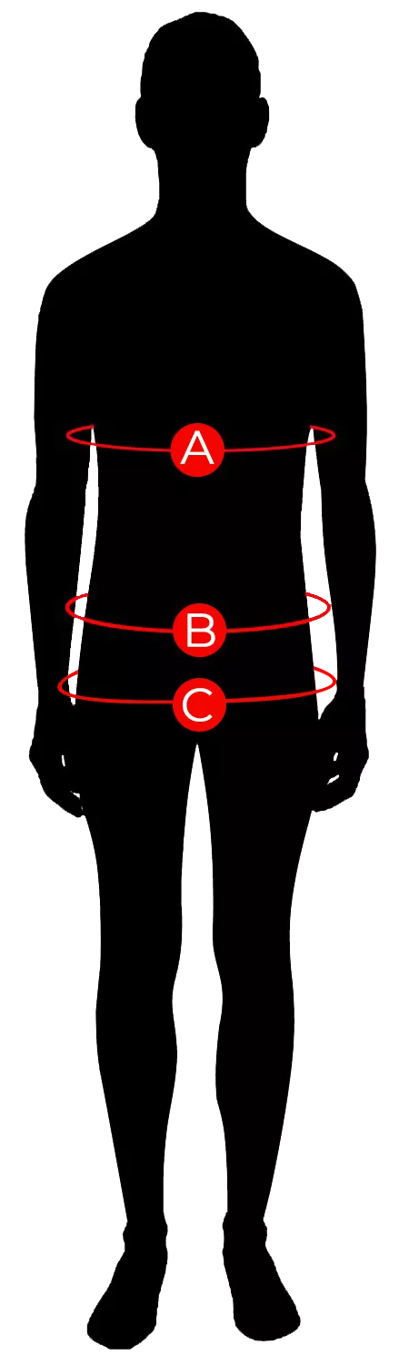 Santa Cruz Men's Size Chart