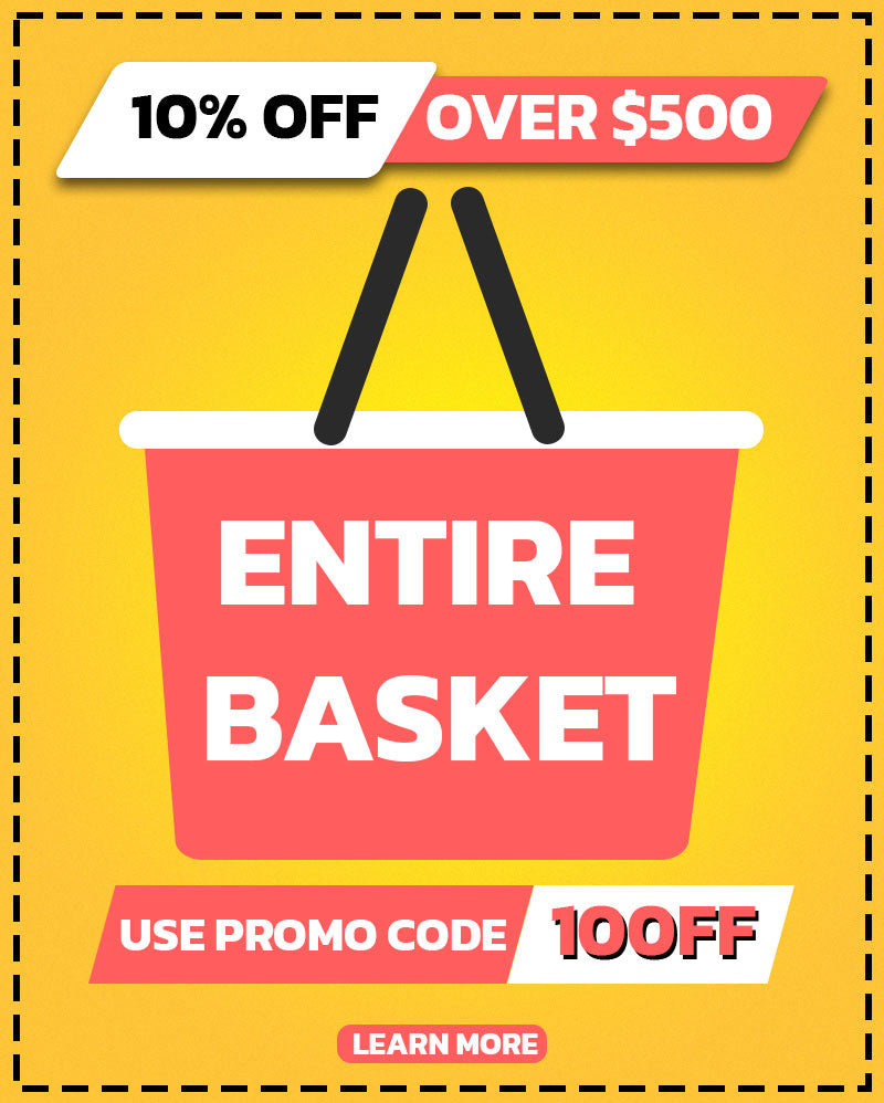 10% Off Entire Basket use promo code: 100FF