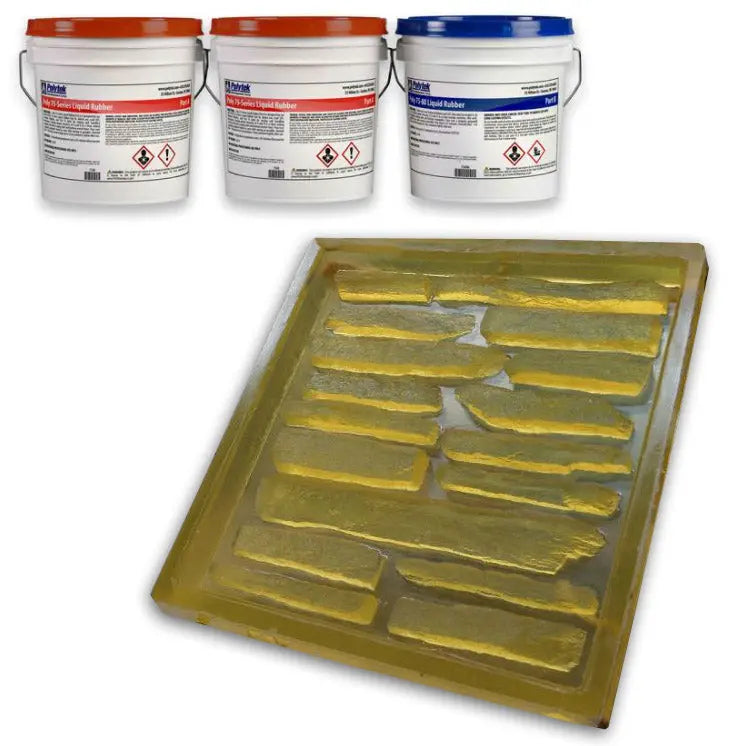 polytek 75 – 60 kit de líquido de goma de poliuretano (4LB)