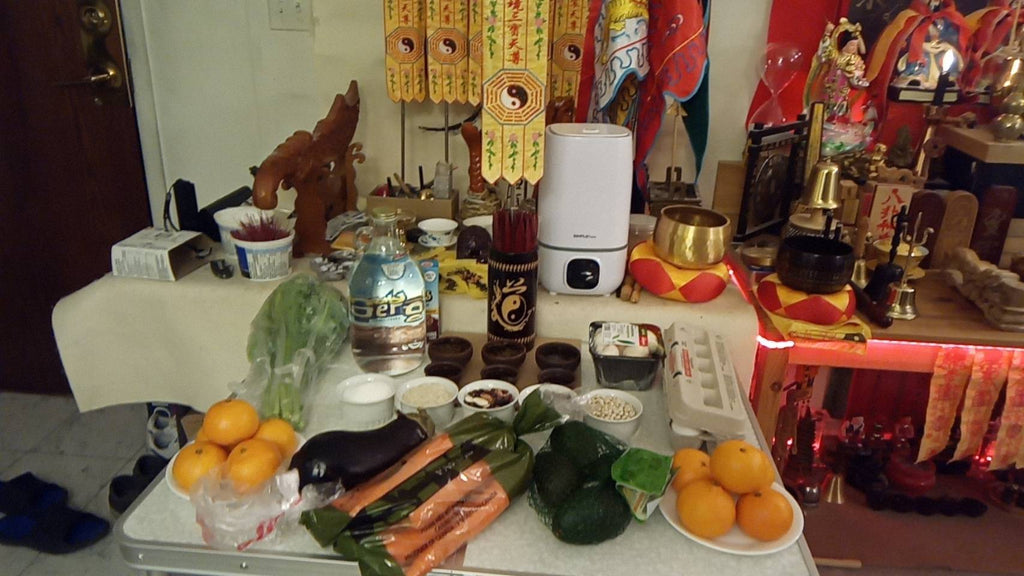 Food Offering Basic Meanings on Taoist Altar - Tin Yat Dragon