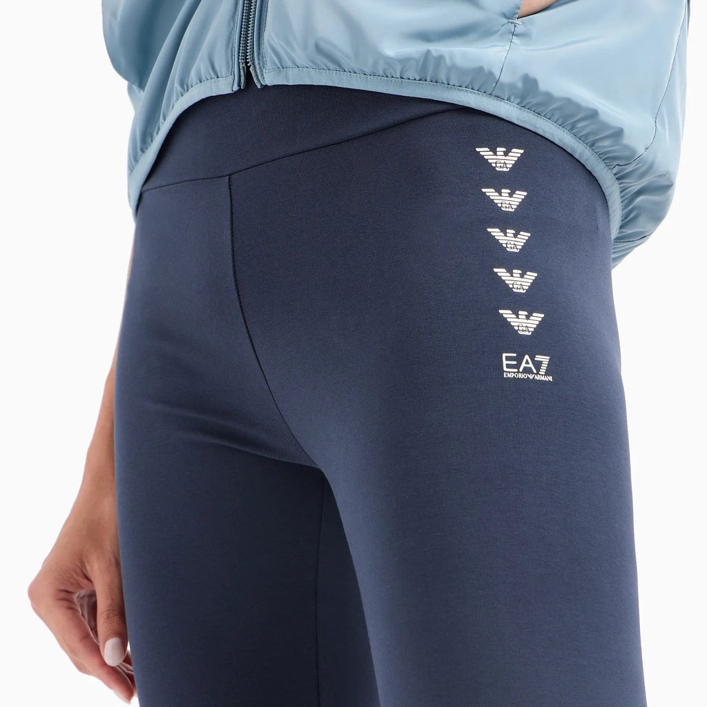 Armani Exchange Leggings 90% Polyamide 10% Elastane - Navy Blue