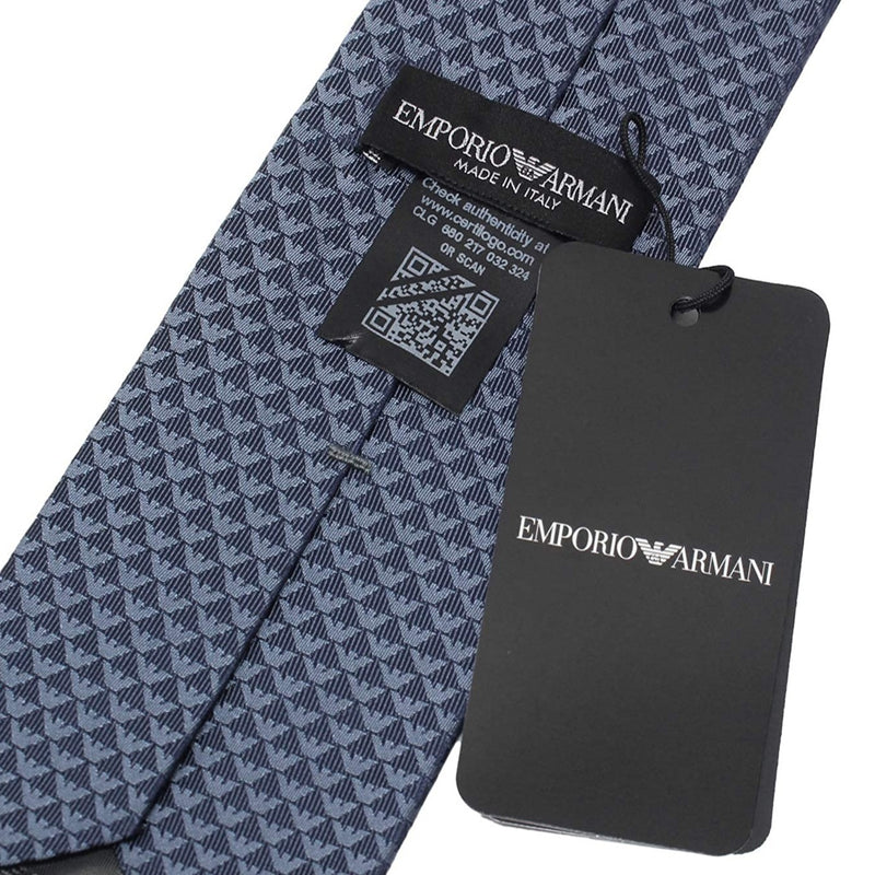 Emporio Armani Blue Jeans Tie | Ignition For Men