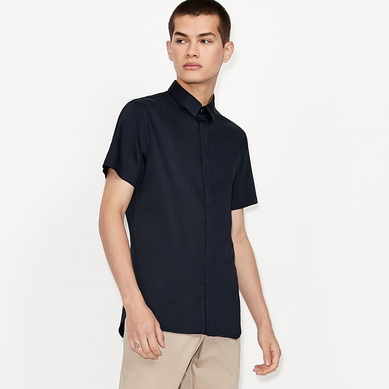 armani short sleeve button down