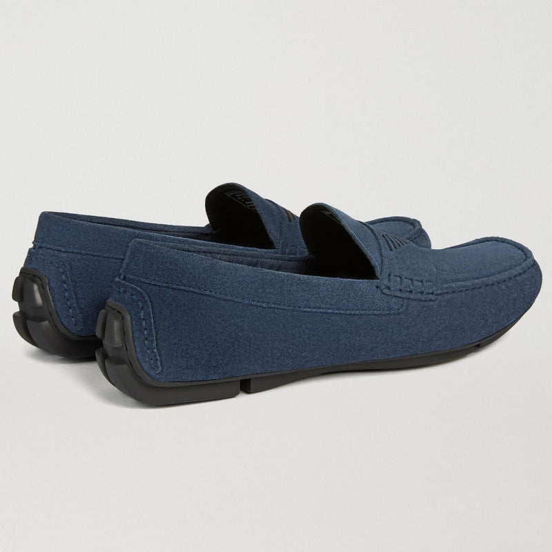 armani suede loafers