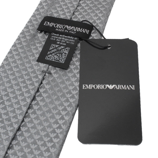 Emporio Armani Steel Grey Tie | Ignition For Men