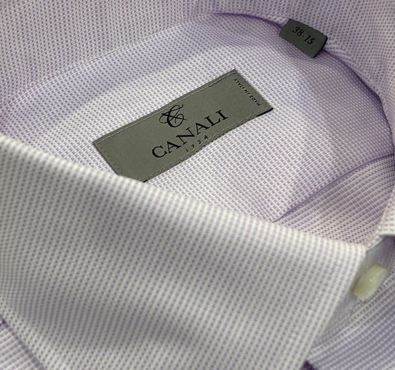 Canali Lilac Slim Fit Shirt | Ignition For Men