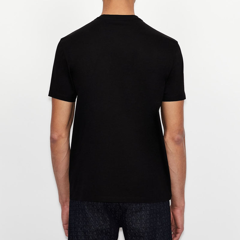 armani plain black t shirt