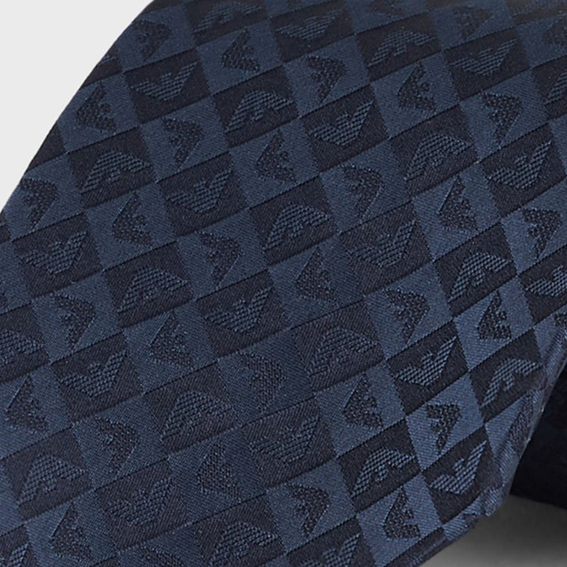 Emporio Armani China Blue Tie | Ignition For Men