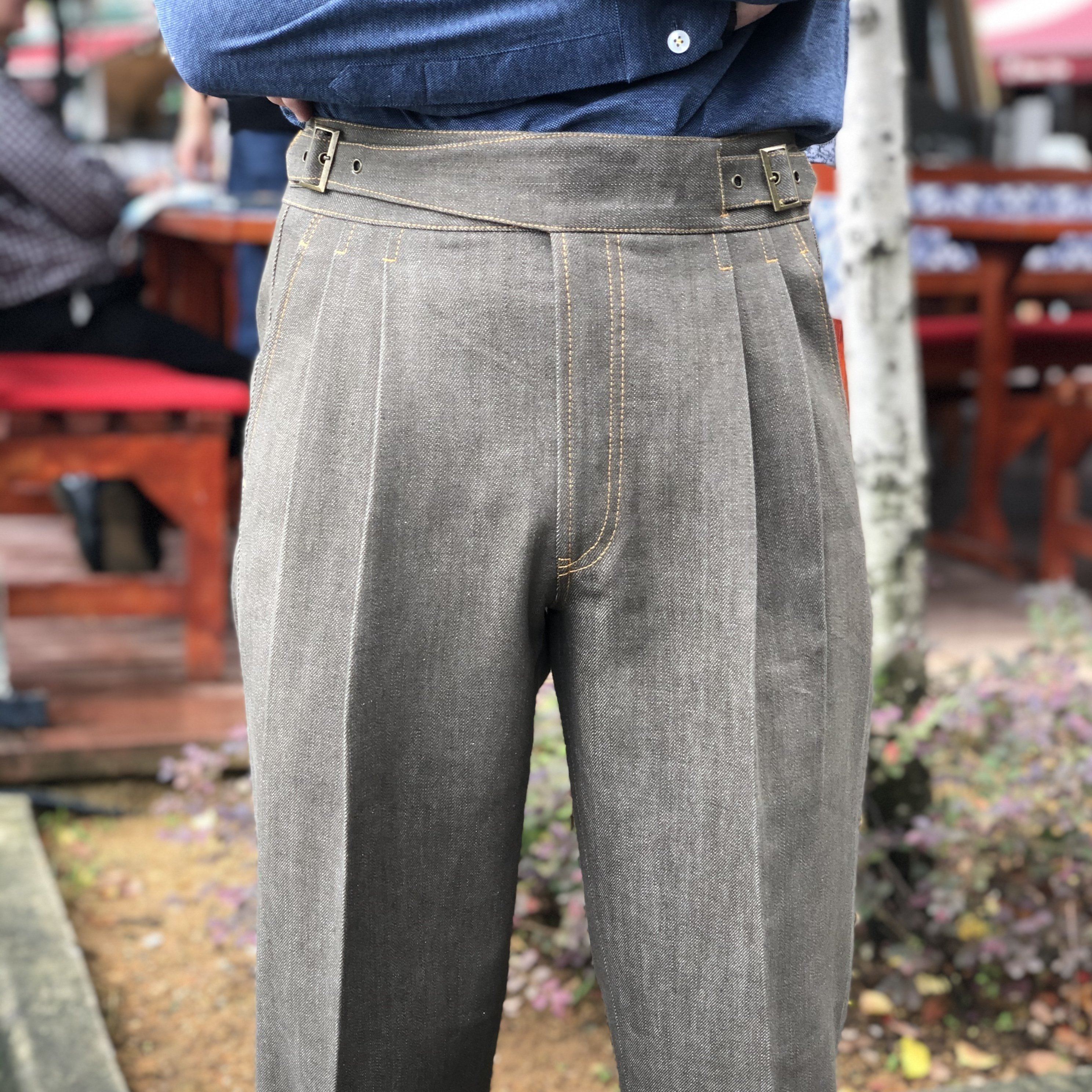 Double Belted Gurkha Trousers | Yeossal & Co | Reviews on Judge.me