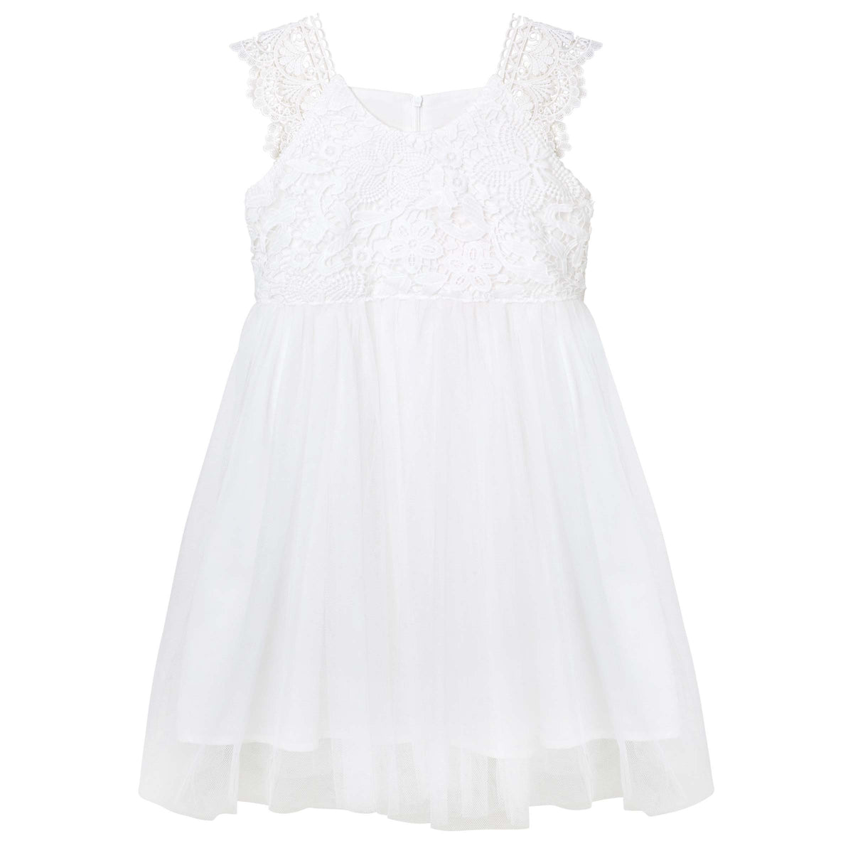 Angie Lace Bodice Dress - Designer Kidz