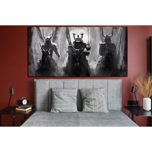 Three Magical Samurai №SL1245 Ready to Hang Canvas Print