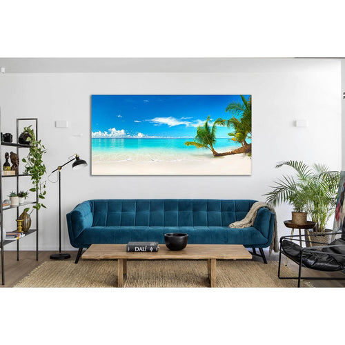 Maldives Tropical Landscape №SL62 Ready to Hang Canvas Print