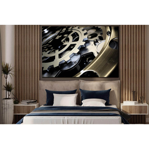 Metal Gears Clockwork №SL1424 Ready to Hang Canvas Print