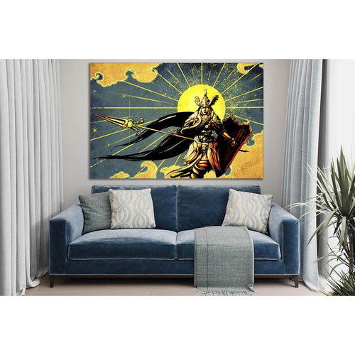 Beautiful Female Warrior №SL1229 Ready to Hang Canvas Print