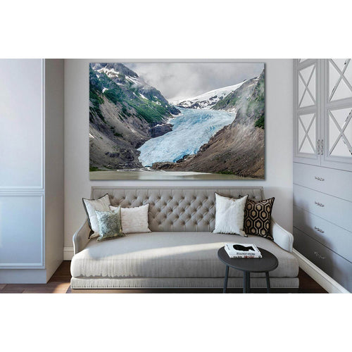 Salmon Glacier Near Hyder Alaska №SL1358 Ready to Hang Canvas Print