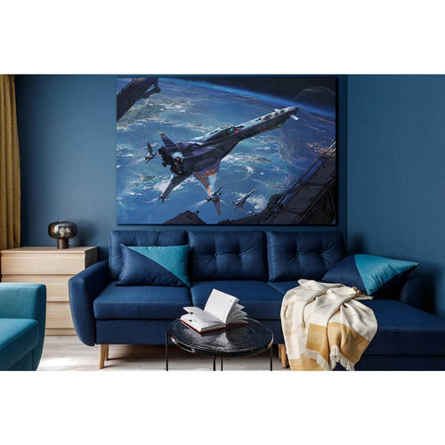 Expedition Spaceship №SL1293 Ready to Hang Canvas Print