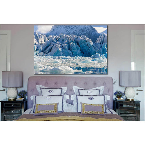 Glacier In Svalbard At Summer №SL1335 Ready to Hang Canvas Print