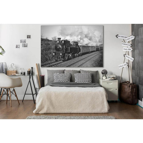 Old Train Riding Road №SL738 Ready to Hang Canvas Print