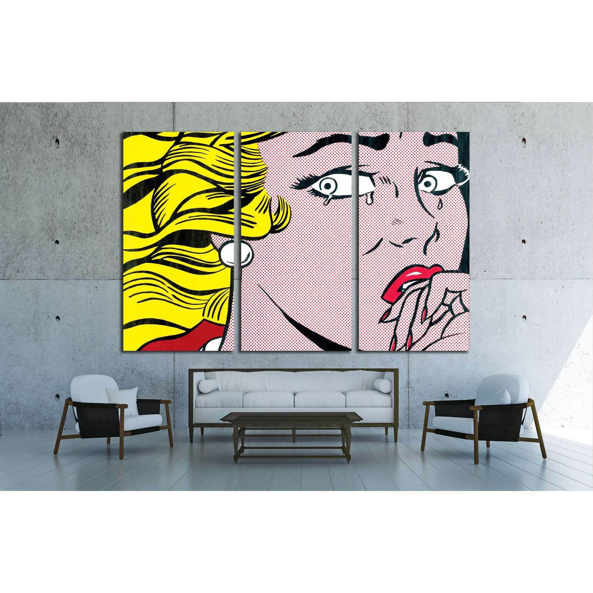 1960s-pop-art-3300-ready-to-hang-canvas-print-zellart-canvas-prints