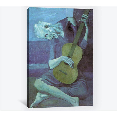 Pablo Picasso, old guitarist - Canvas print