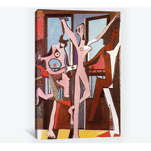 Pablo Picasso, three dancers - Canvas print