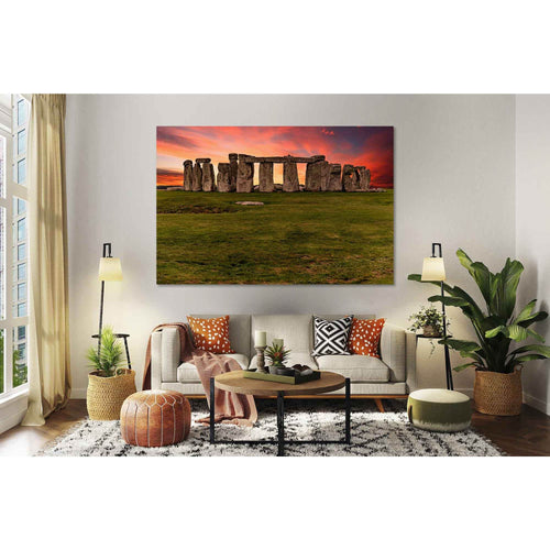 Stonehenge sunset №D2026 Ready to Hang Canvas Print