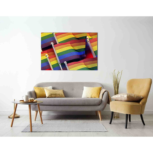 LGBT flag №2156 Ready to Hang Canvas Print