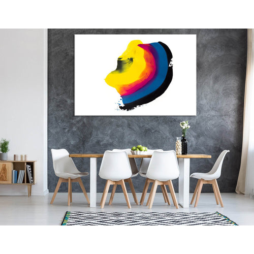 Rainbow Speck Abstract №04411 Ready to Hang Canvas Print
