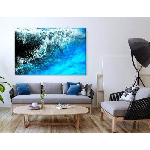 Storm In The Ocean Abstract №04304 Ready to Hang Canvas Print