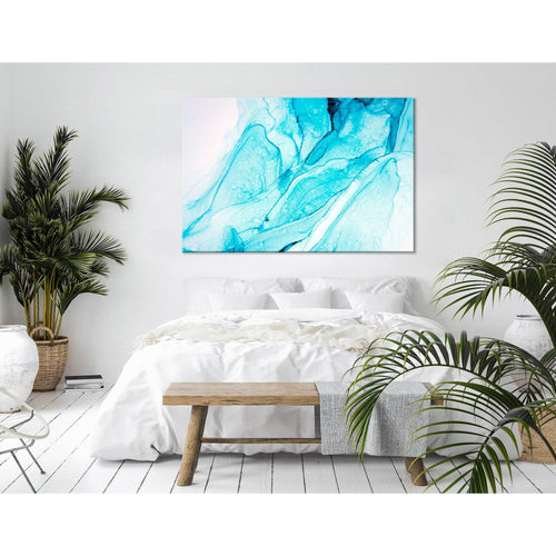 Blue Abstract №04289 Ready to Hang Canvas Print