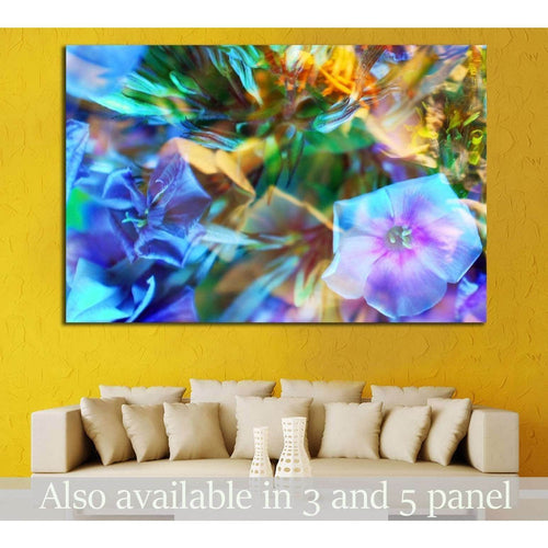abstract flower background №1348 Ready to Hang Canvas Print