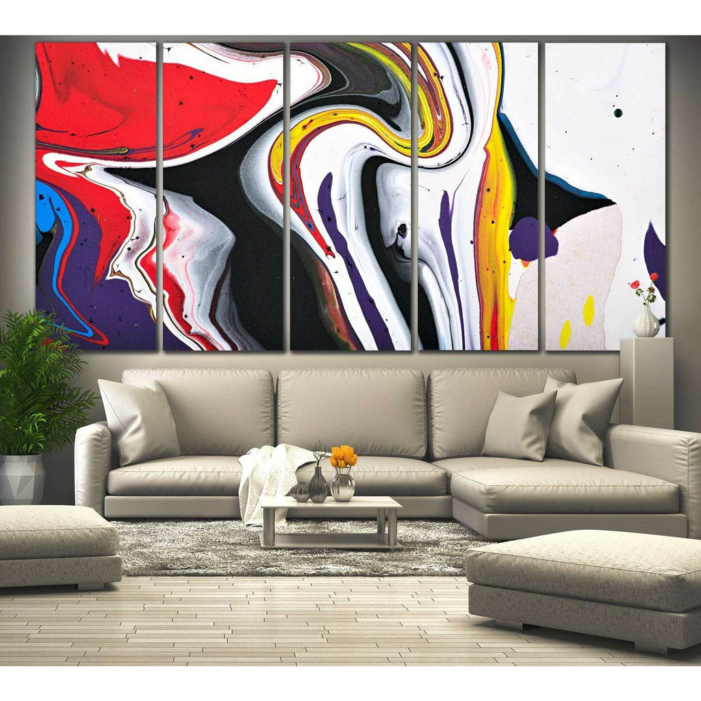 Abstract Wall Art №784 Ready to Hang Canvas Print – Zellart Canvas Prints