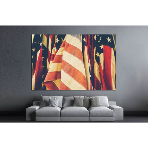 American Flag №1294 Ready to Hang Canvas Print