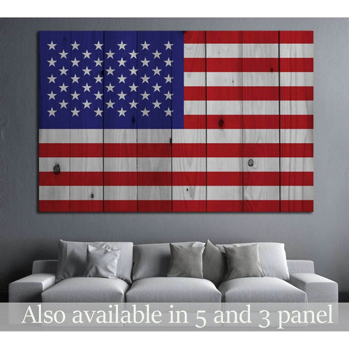 American flag №670 Ready to Hang Canvas Print