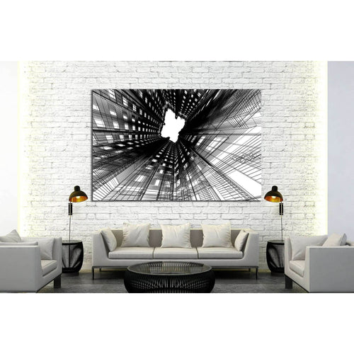 Architectural abstraction №1586 Ready to Hang Canvas Print