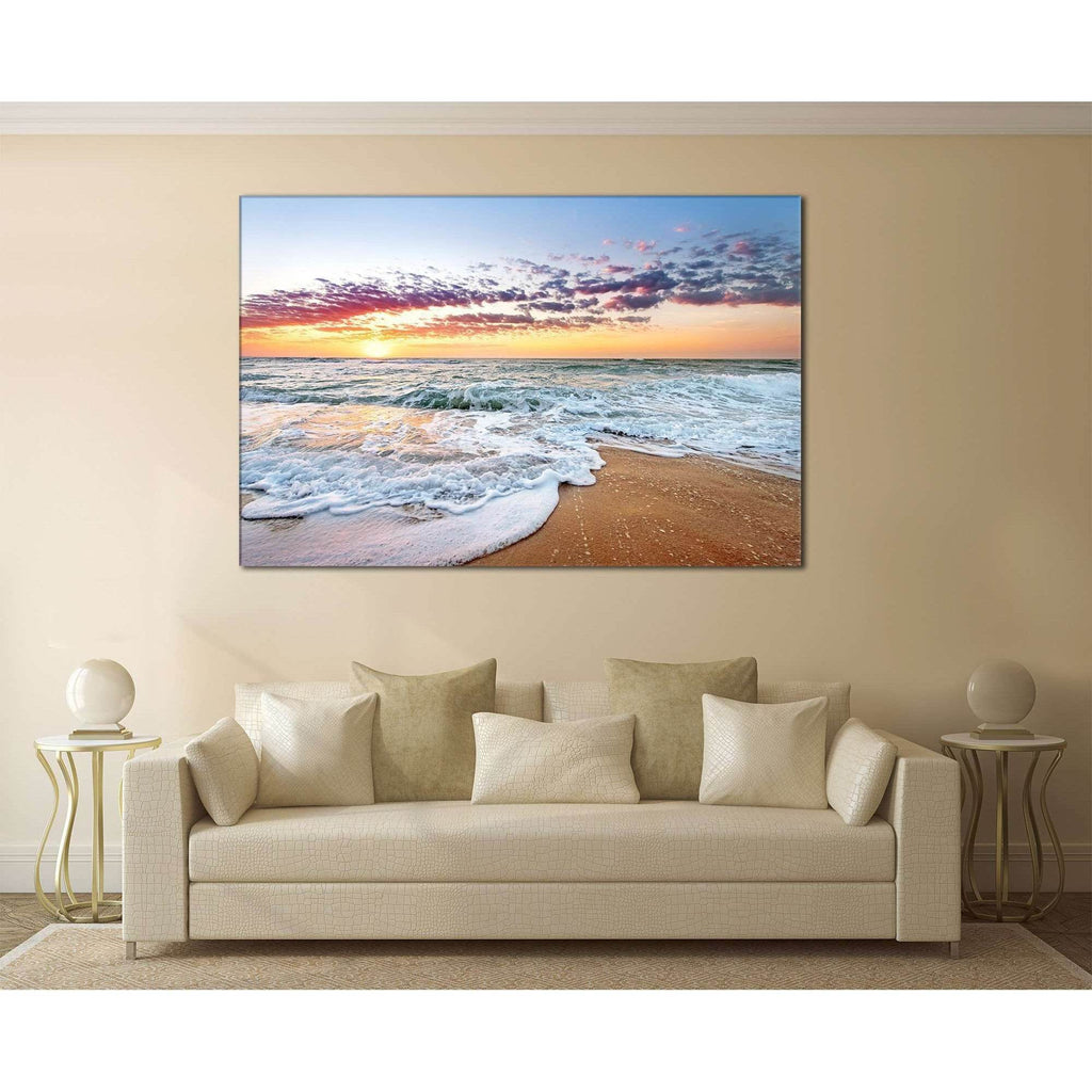 Beach Print №751 Ready To Hang Canvas Print Zellart Canvas Prints 6469