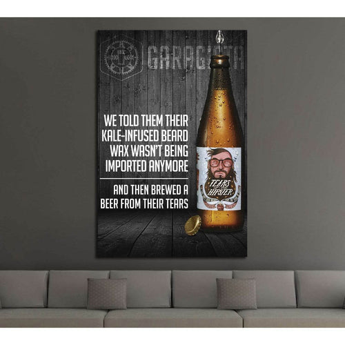 Beer №3430 Ready to Hang Canvas Print