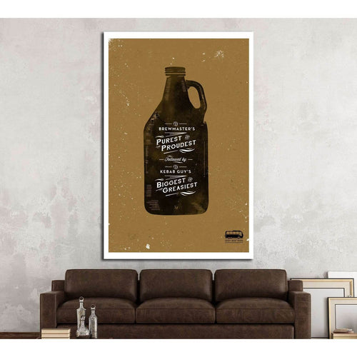 Beer №3431 Ready to Hang Canvas Print