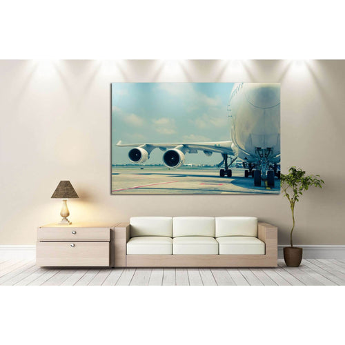 Big Airplane №141 Ready to Hang Canvas Print