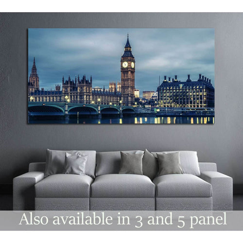 Big Ben and House of Parliament №2711 Ready to Hang Canvas Print