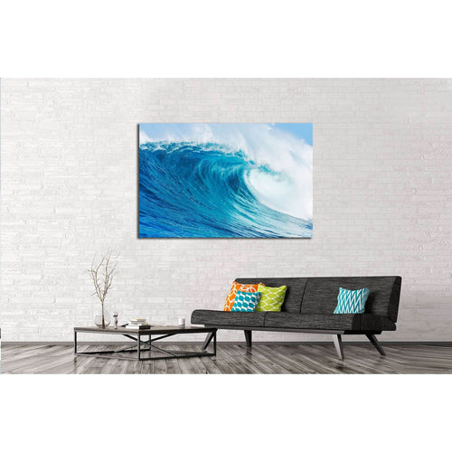 Blue Ocean Wave №2692 Ready to Hang Canvas Print