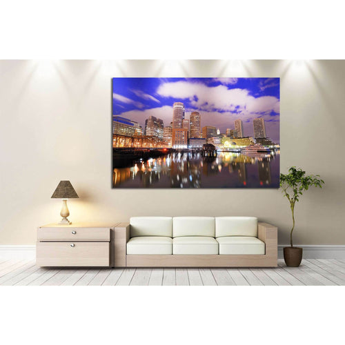 Boston Skyscraper №128 Ready to Hang Canvas Print