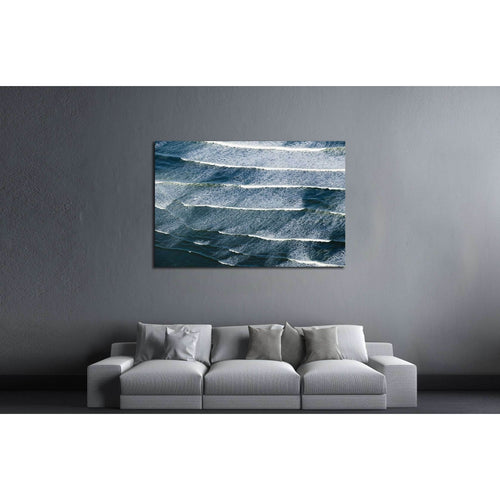 Breaking ocean waves south of Portland, Maine №2543 Ready to Hang Canvas Print