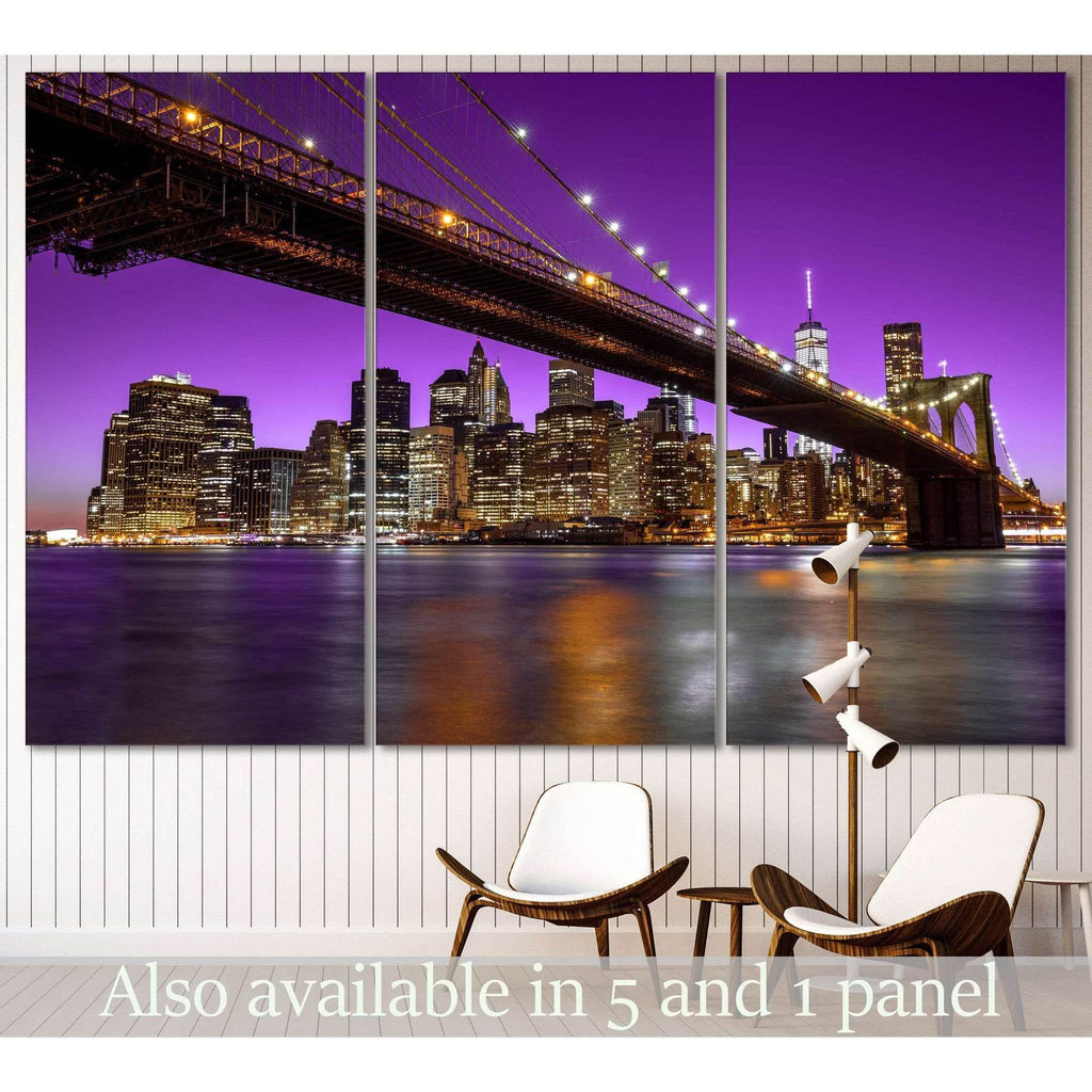 Large Brooklyn Bridge Canvas Art Print Zellart Canvas Prints