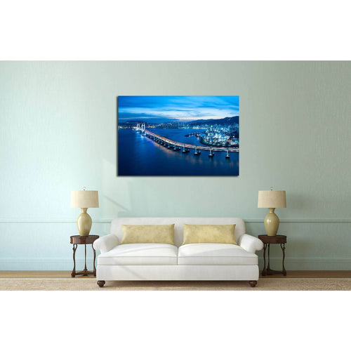 Busan Diamond bridge №573 Ready to Hang Canvas Print