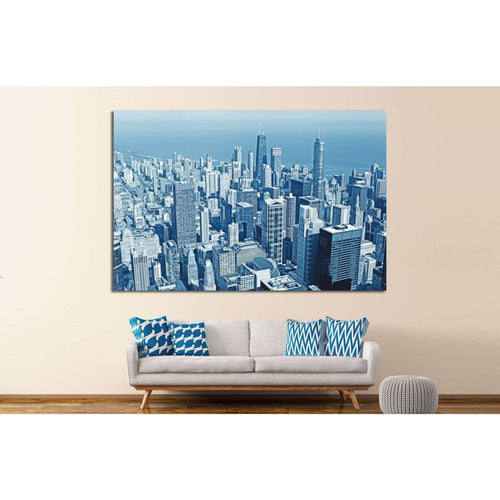 Business Skyline №1126 Ready to Hang Canvas Print