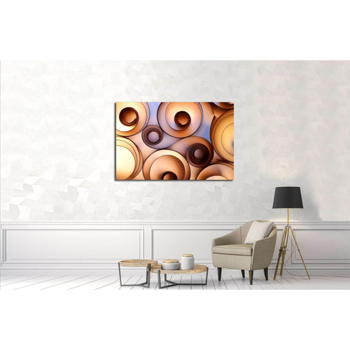 color paper decoration №3223 Ready to Hang Canvas Print